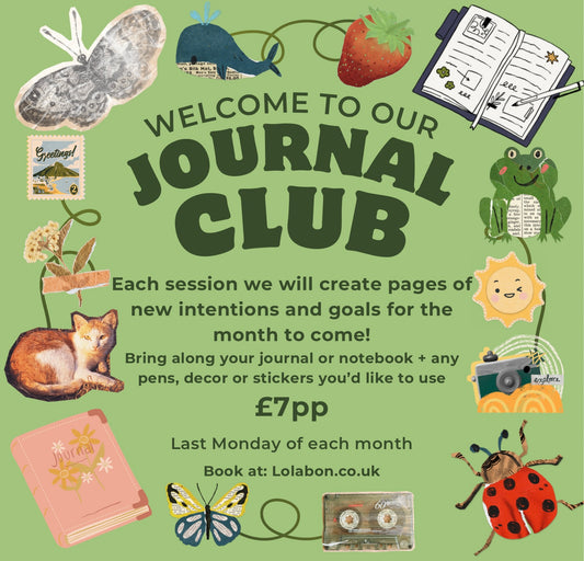 Journalling Club - Monday 27th January 6:30pm-8:30pm