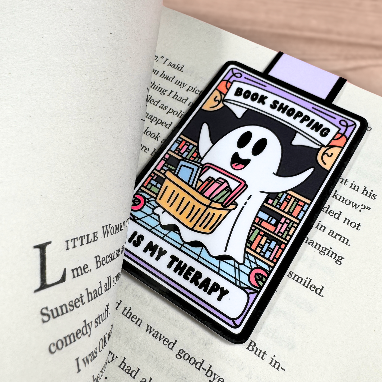 Positively Mental -  Magnetic Bookmark, Tarot Card Page Saver, Book Gift mixed designs