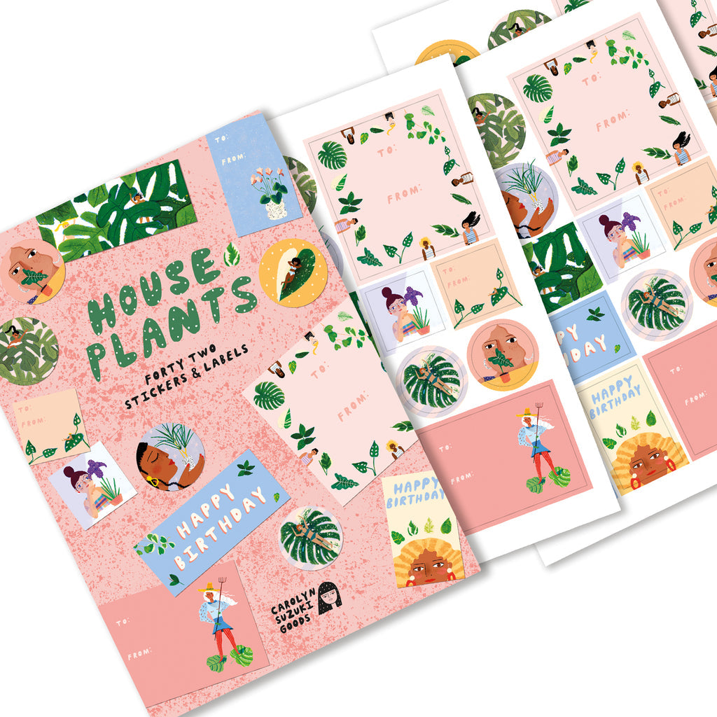 House Plants Sticker Book