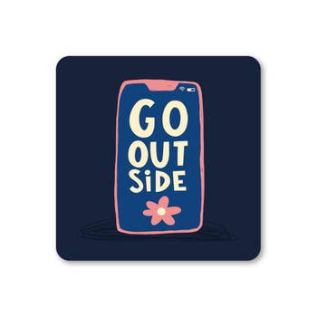 Lucy Maggie Designs - Go Outside Coaster