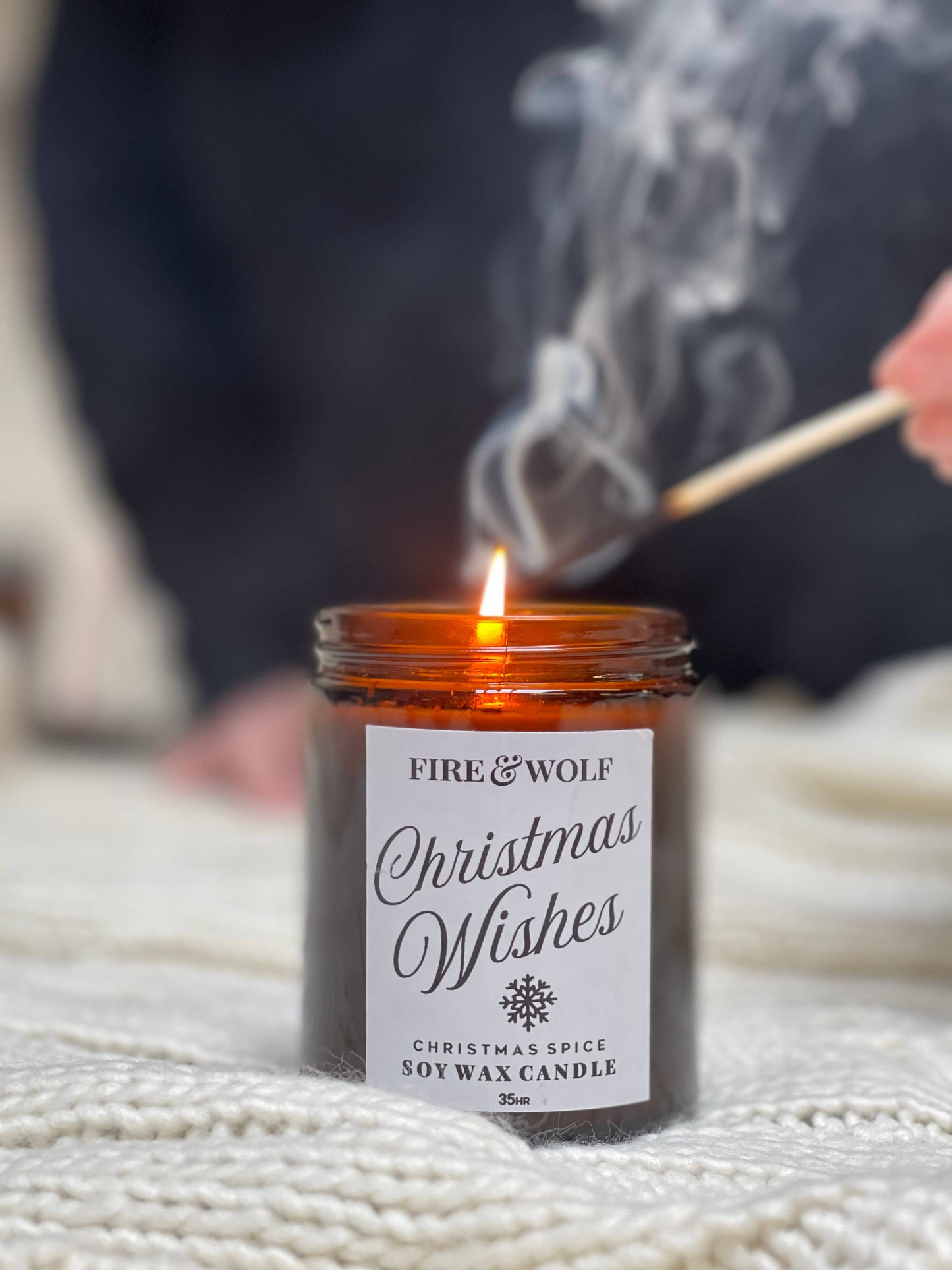 Fire & Wolf - Christmas Candle | Christmas Wishes | Christmas Spice