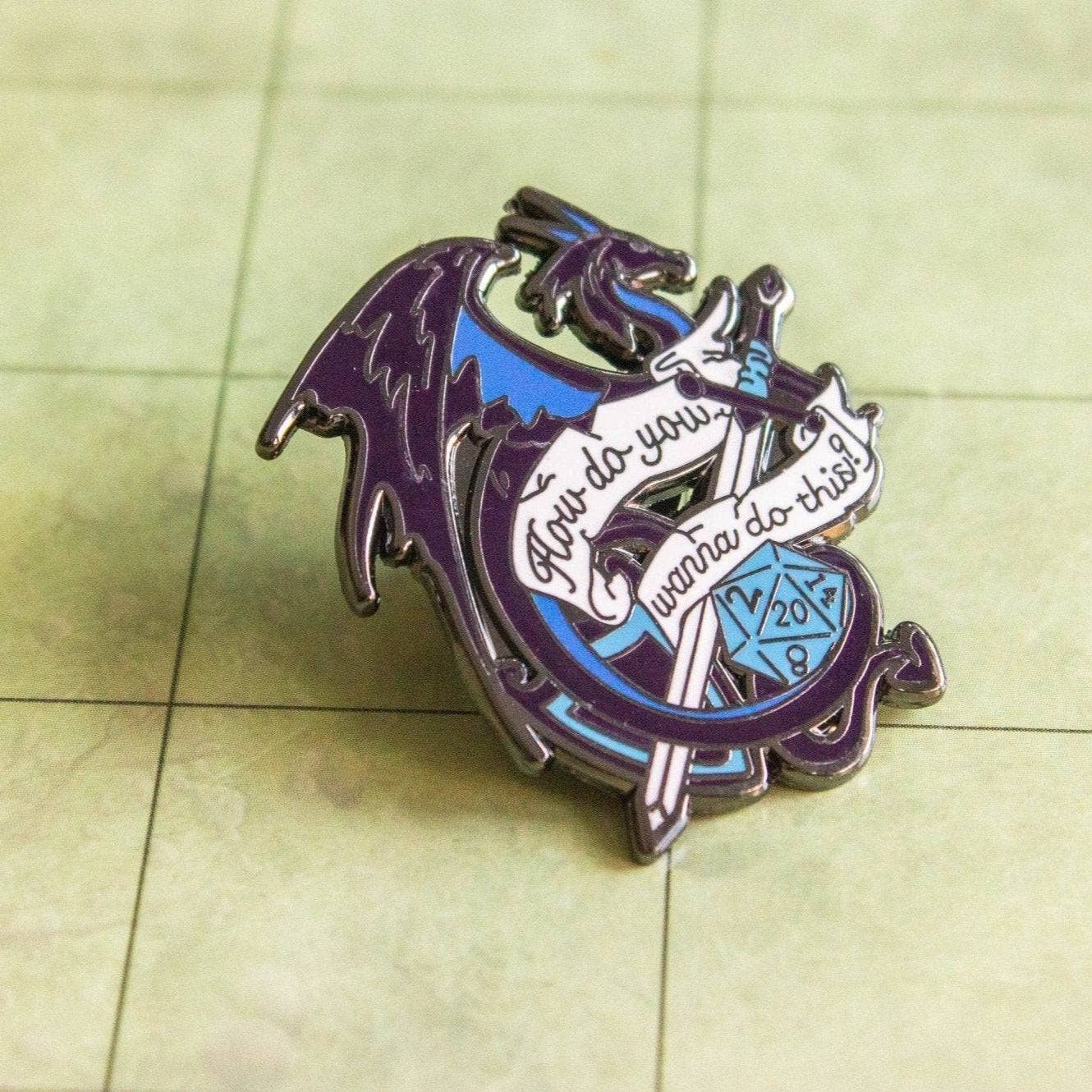 Mystery Dice Goblin - DnD 'How Do You Want To Do This' Pin