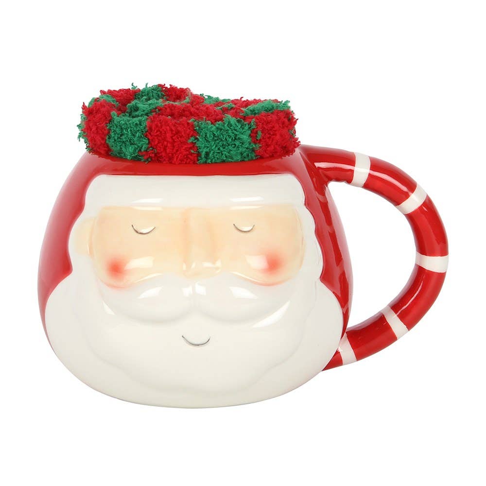 Something Different Wholesale - Christmas Santa Mug and Socks Set