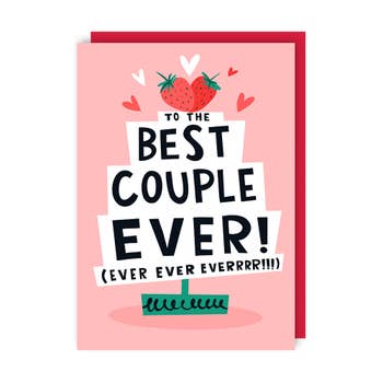 Lucy Maggie Designs - Best Couple Ever Wedding Card