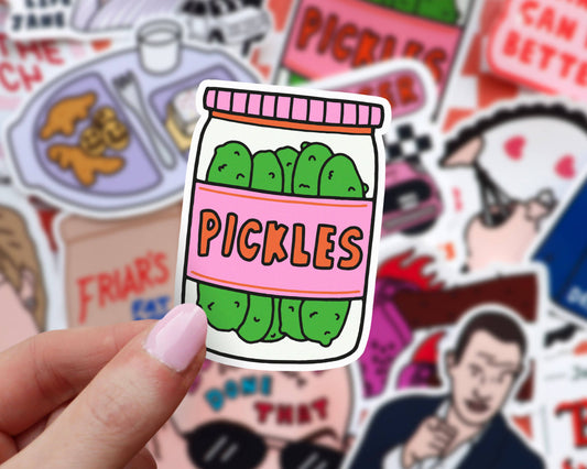 HeyHunsItsNicole - Pickles Jar Vinyl Sticker | Glossy Laptop Sticker