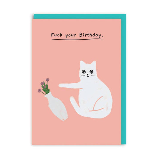 Ohh Deer UK + EU - Fuck your Birthday Greeting Card