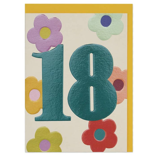 Raspberry Blossom - Age 18 card