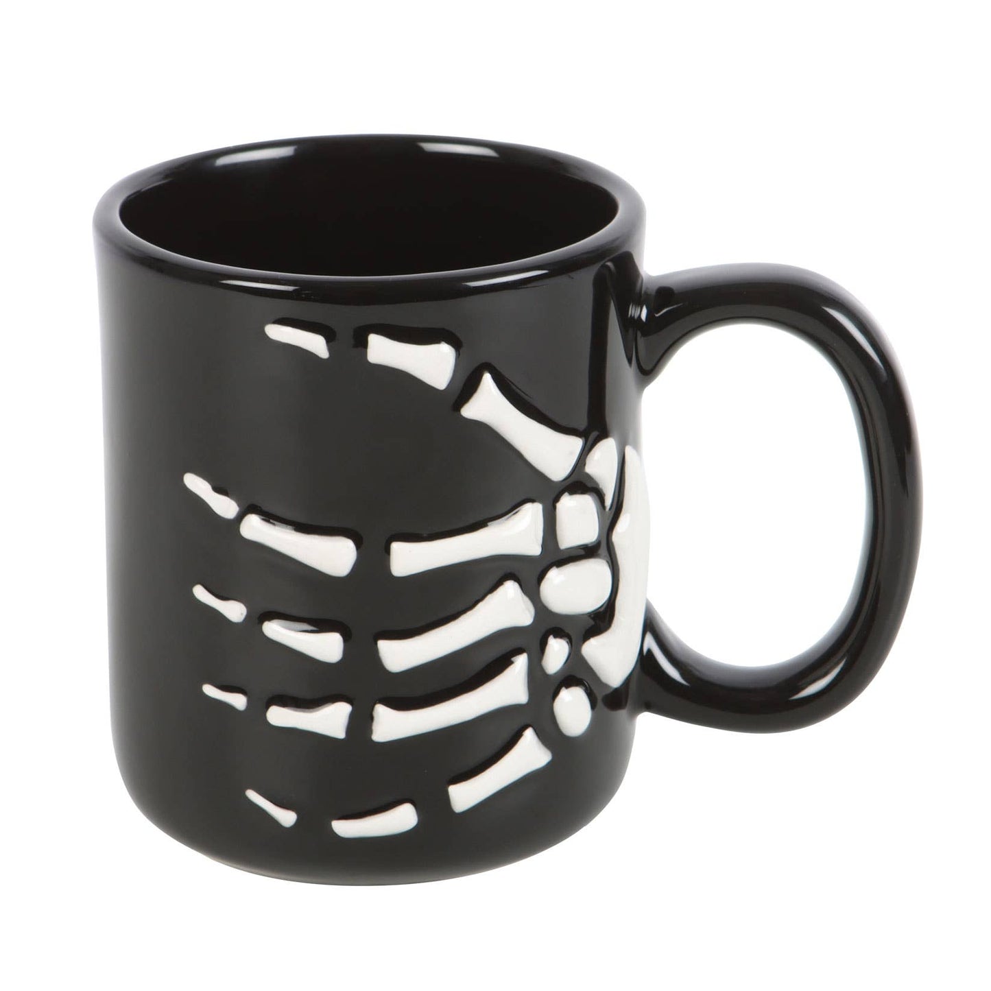 Something Different Wholesale - Gothic Halloween Skeleton Hand Mug