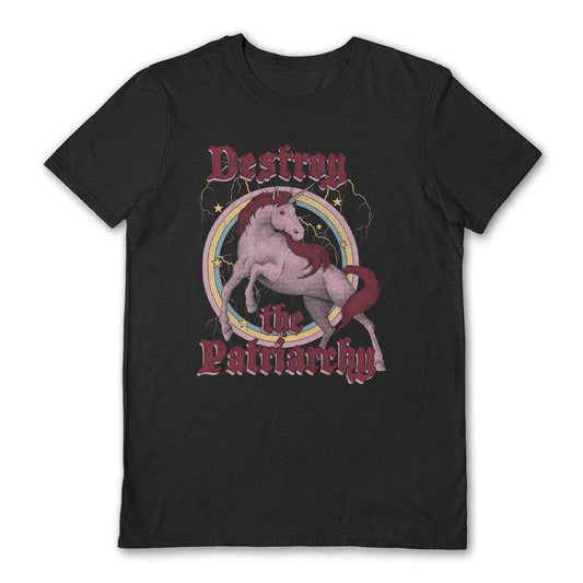 Pyramid International - Thiago Correa (Destroy The Patriarchy) Black  T-Shirt: M