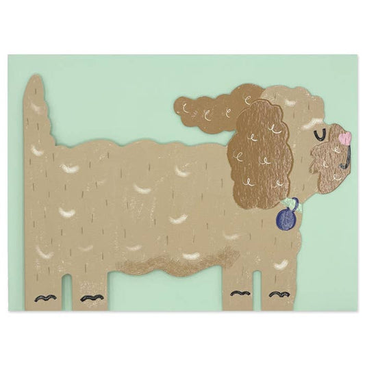 Raspberry Blossom - Cockapoo card