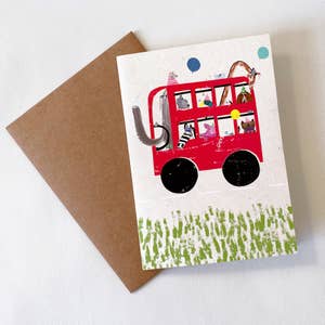 Lisa Stickley Studio - Birthday Card, Party Bus