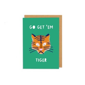 Zoe Spry - Go Get 'em Tiger  Good Luck. / Leaving Greetings Card