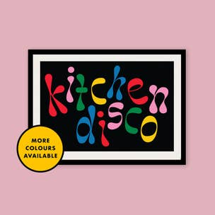 Penny And Me - KITCHEN DISCO | WALL ART PRINT