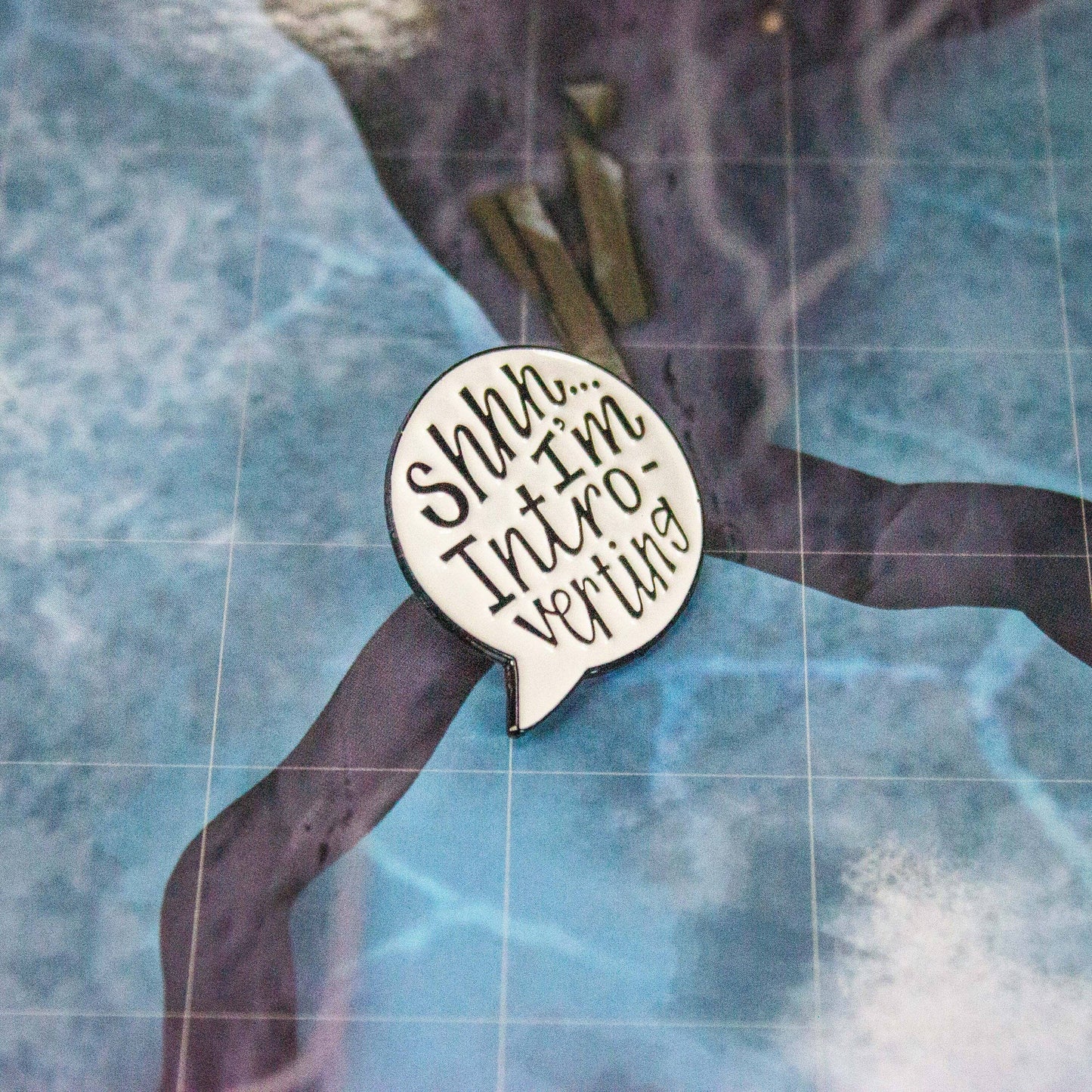 Mystery Dice Goblin - Shhh I'm introverting Pin