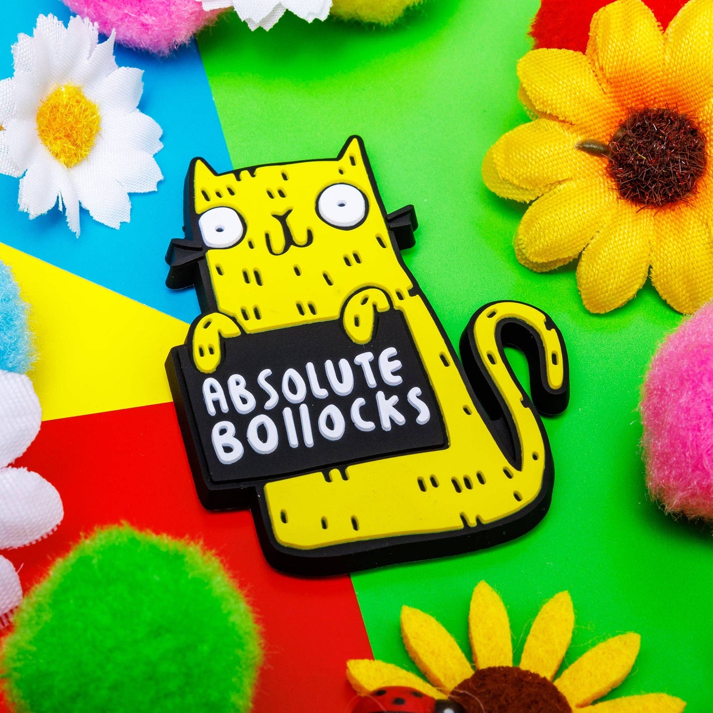 Katie Abey - Absolute Bollocks Sweary Cat Magnets