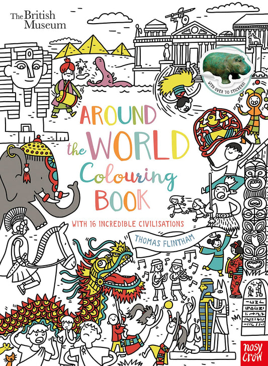 Nosy Crow - British Museum: Around the World Colouring Book