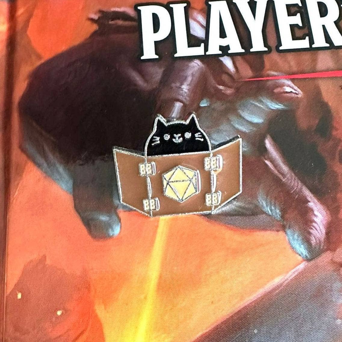 Mystery Dice Goblin - Meowster Cat Pin