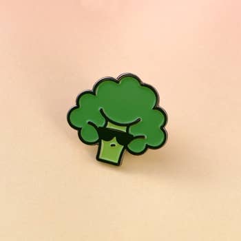 Le Petit Pin - Rock The Broc | Broccoli Pin | Vegan Enamel Lapel Pin