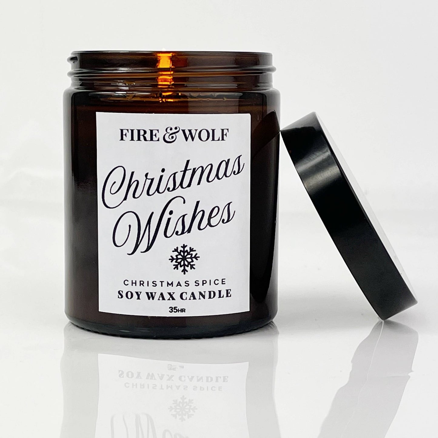 Fire & Wolf - Christmas Candle | Christmas Wishes | Christmas Spice