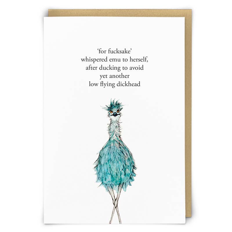 Redback Cards - Emu Greetings Card