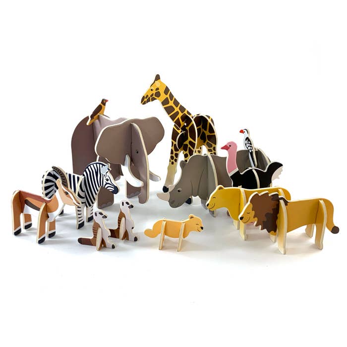 PlayPress Toys Ltd - Savannah Animals Playset