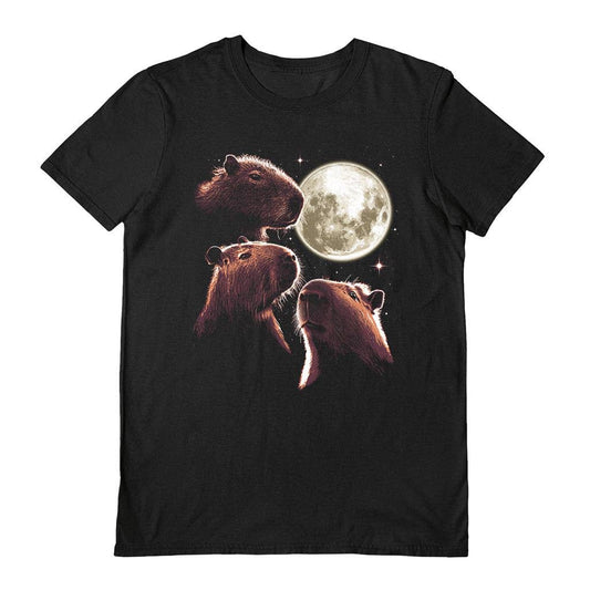 Pyramid International - Vomaria (Three Capybara Moon) Black T-Shirt: M