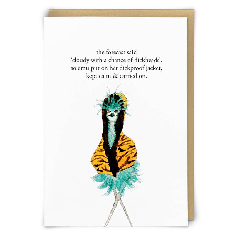 Redback Cards - Dickproof Greetings Card