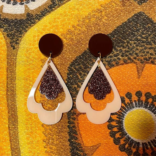 Hung On You Boutique - Art Deco Dangle Earrings