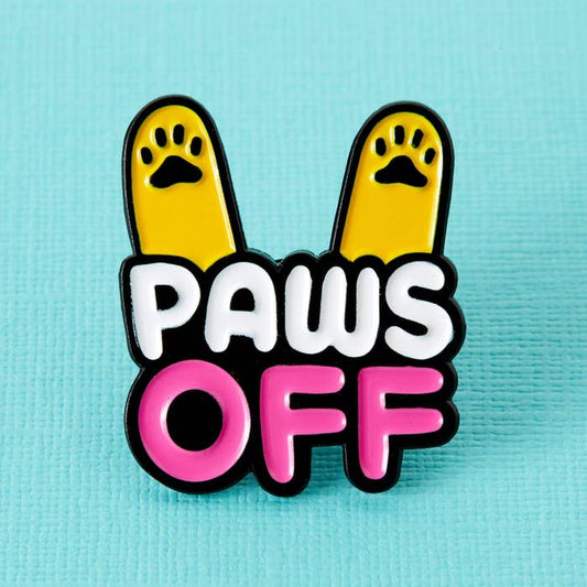 Punky Pins - Paws Off Soft Enamel Pin