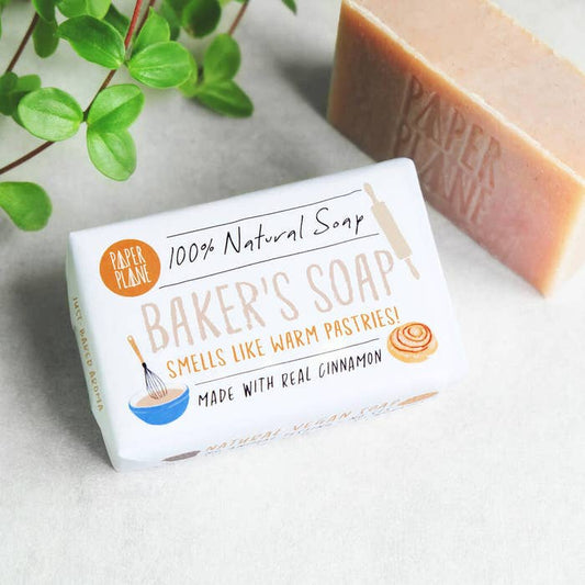 Paper Plane - 100% Natural Vegan Baker's Soap Bar