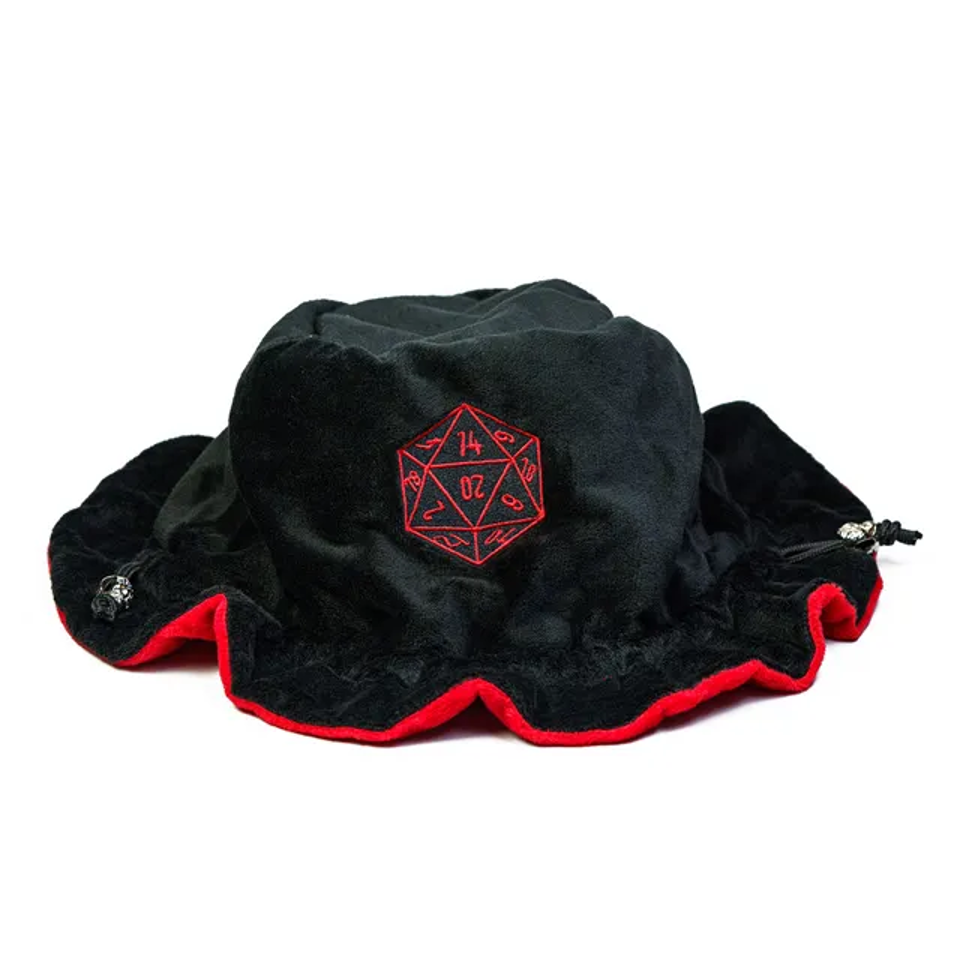 Tabletop Dominion Limited - Velvet Vault | Super-Soft Large Dice Bag | Black