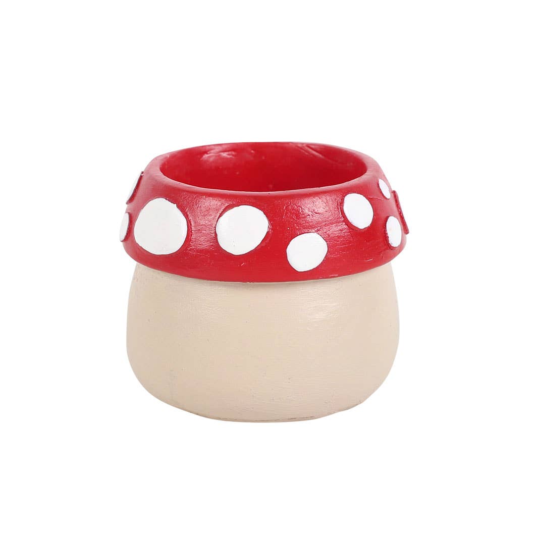 Something Different Wholesale - Mushroom House Resin Tealight Holder