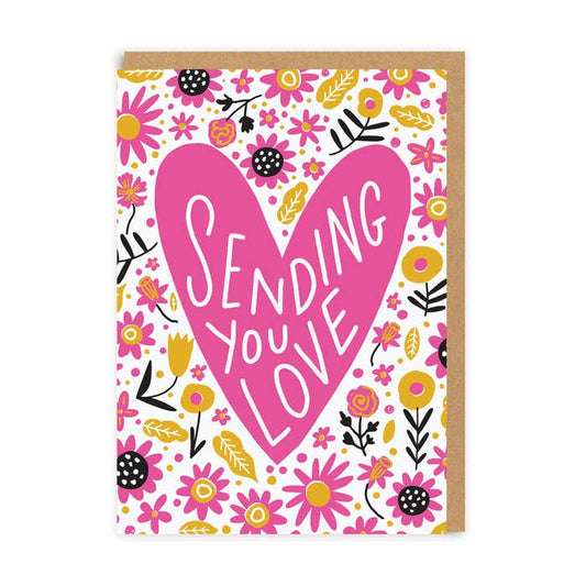 Ohh Deer UK + EU - Sending You Love Hello!Lucky Greeting Card