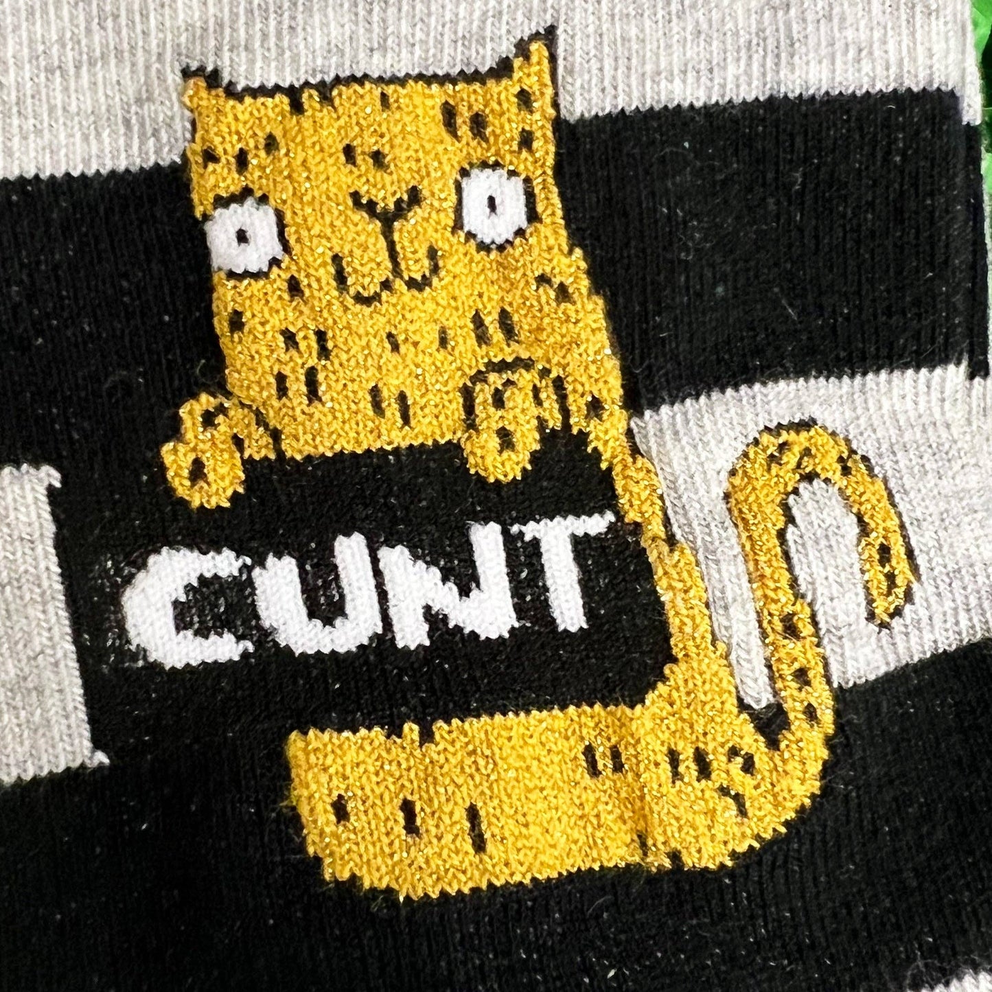 Katie Abey - Very Naughty Sweary Cat Socks