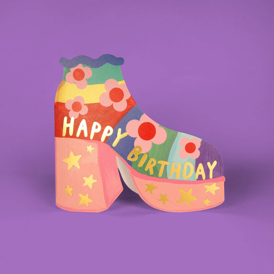 Eleanor Bowmer - Shoe Shaped Card