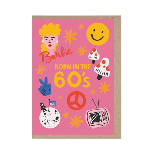 Rumble Cards - Born in the 60s - Birthday Card - 1960 - Nostalgic