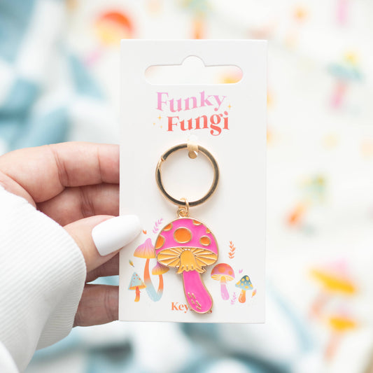 Something Different Wholesale - Funky Fungi Mushroom Keyring