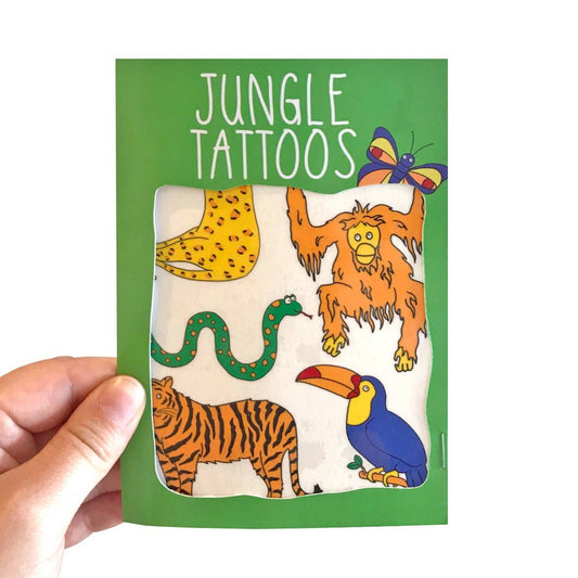 Neon Magpie - Jungle Transfer Tattoos