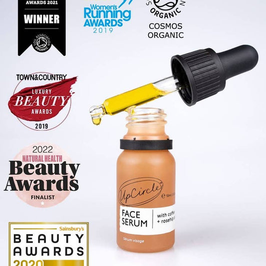 UpCircle Beauty UK - Organic Face Serum with Coffee + Rosehip Oil Eco Travel Size