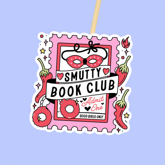 Positively Mental - Smutty Book Sticker, Spicy Bookish Decal, Waterproof