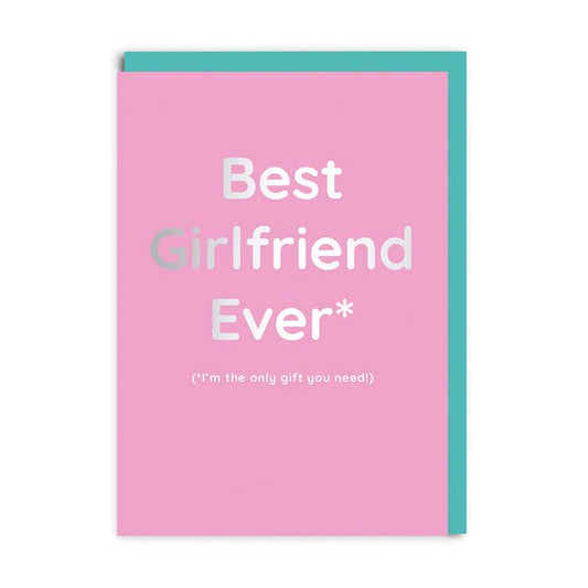 Ohh Deer UK + EU - Best Girlfriend Ever Greeting Card