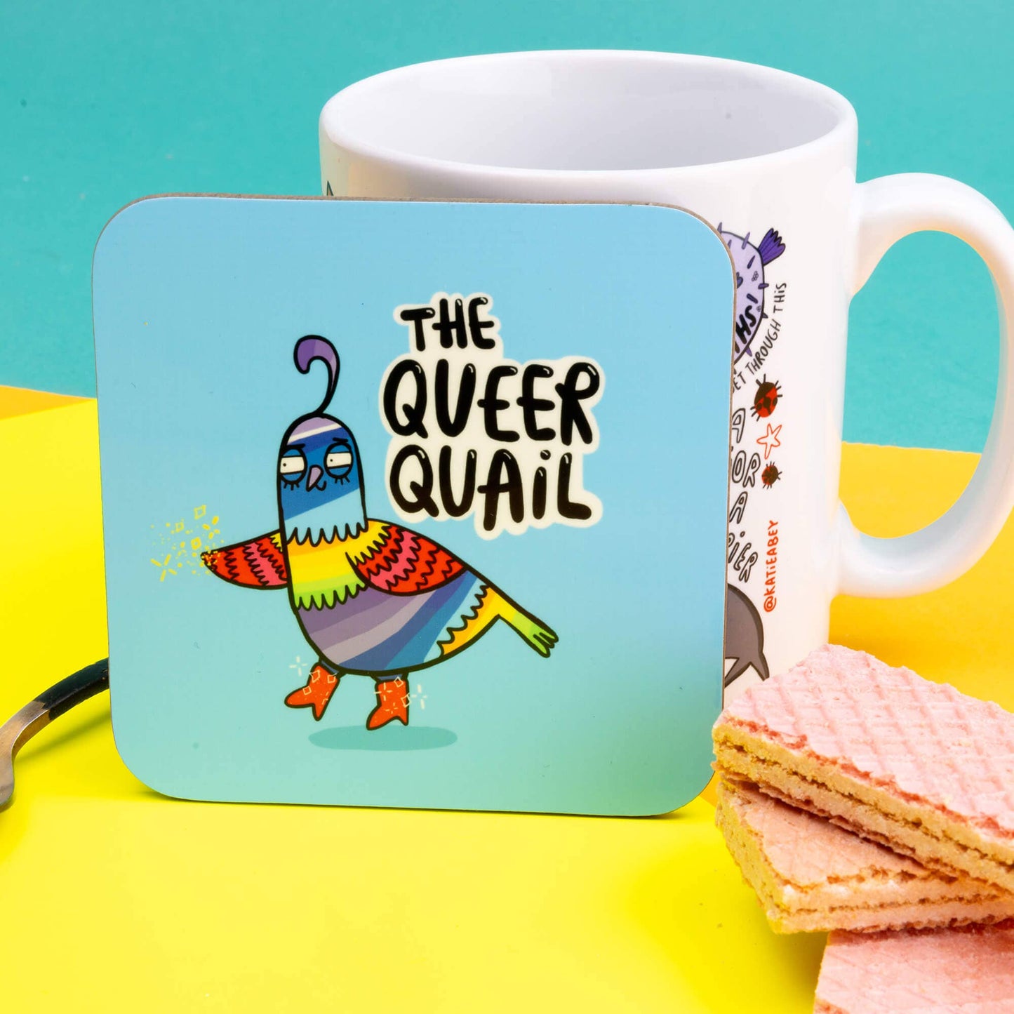 Katie Abey - Queer Quail Coaster