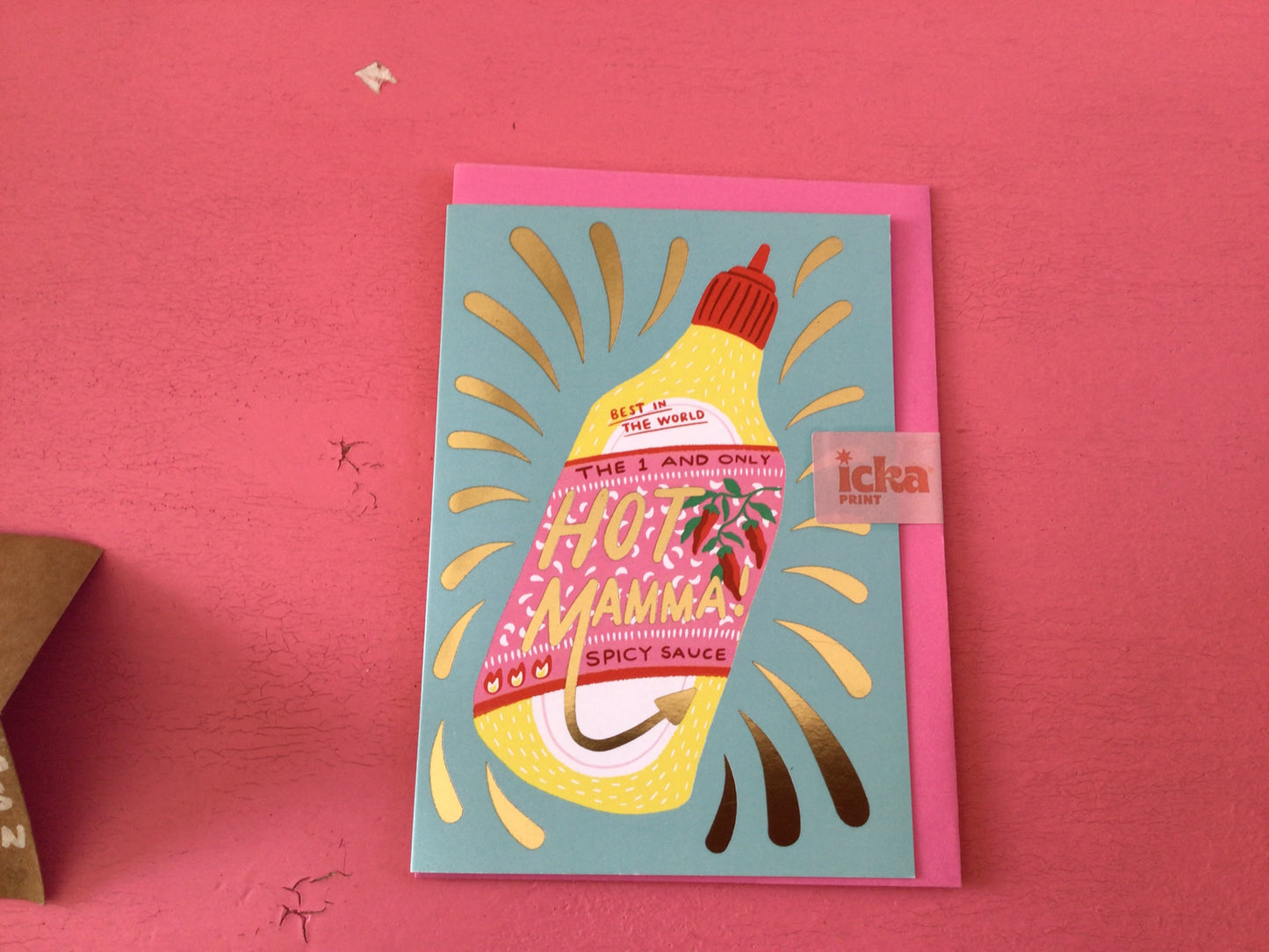 Hot mama spicy sauce - icka print card