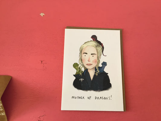 Mother of dragons - ohh deer card