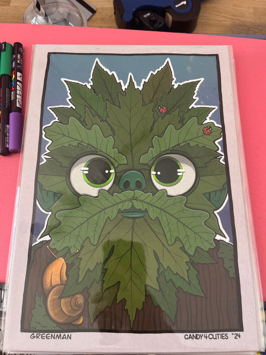 Green man print - Candy4Cuties