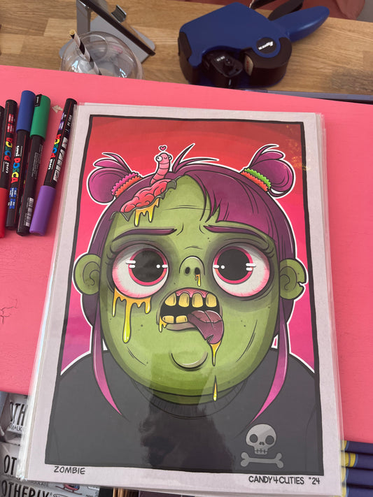 Zombie girl print - Candy4Cuties