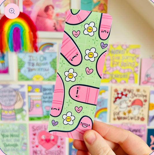 Spring Worm Bookmark - Kelly Lou