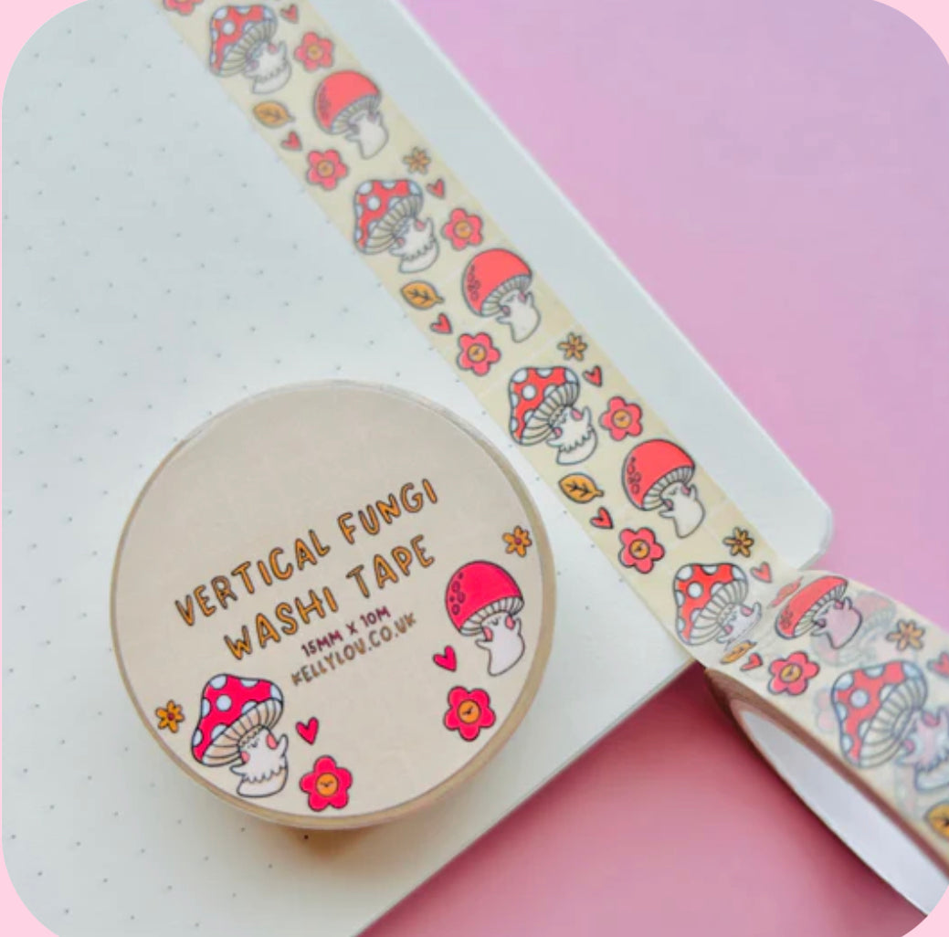 Mushroom Washi Tape - Kelly Lou