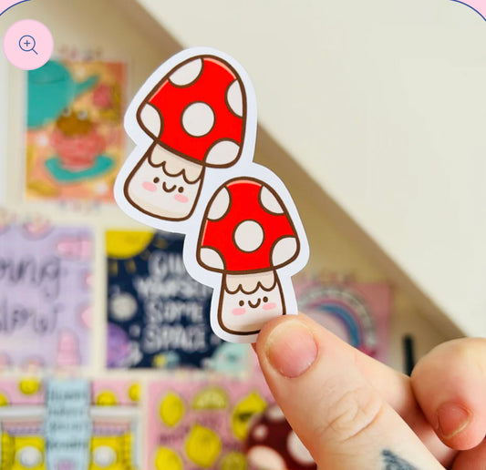 Mushroom sticker - Kelly Lou