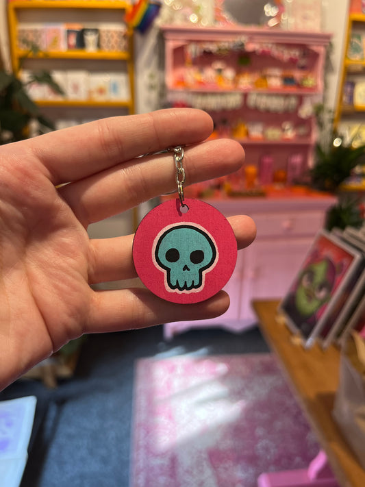 Wooden painted keychains - candy4cuties